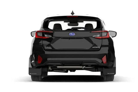 Rally Armor 2024 Subaru Impreza Black UR Mud Flap w/ Grey Logo - Body & Protection
