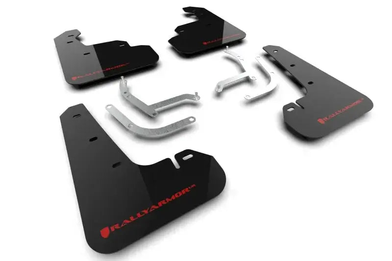 Rally Armor 2024 Subaru Impreza Black UR Mud Flap w/ Red Logo - Body & Protection