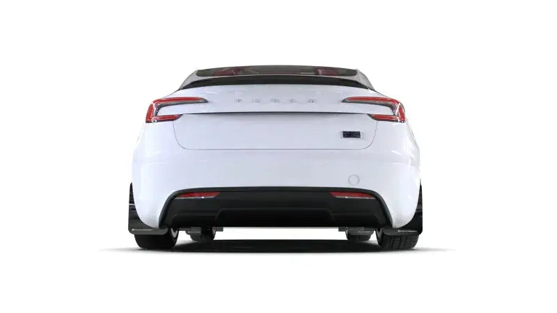 Rally Armor 2024 Tesla Model 3 Highland Black UR Mud Flap Dark Grey Logo - Body & Protection