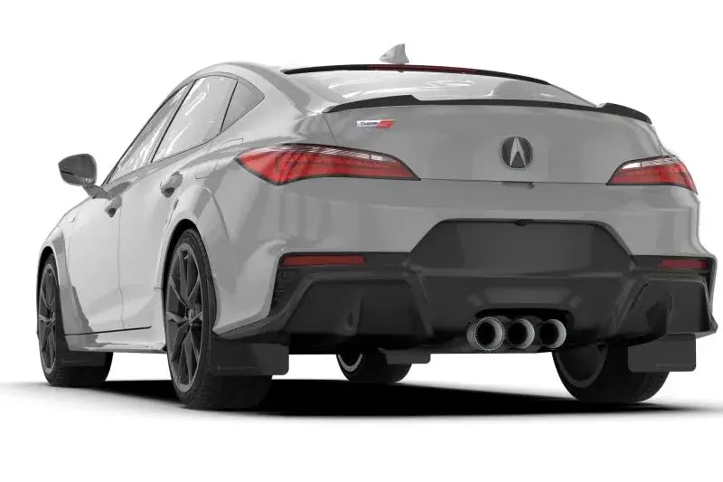Rally Armor 23-24 Acura Integra + A-Spec Black UR Mud Flap W/Dark Grey Logo (No Drill Req) - Body & Protection