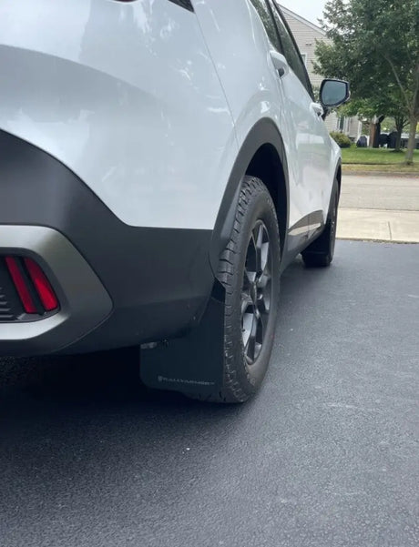 Rally Armor 23-24 Kia Sportage Black UR Mud Flap w/ Dark Grey Logo - Body & Protection