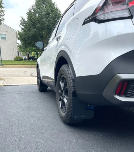 Rally Armor 23-24 Kia Sportage Black UR Mud Flap w/ Dark Grey Logo - Body & Protection