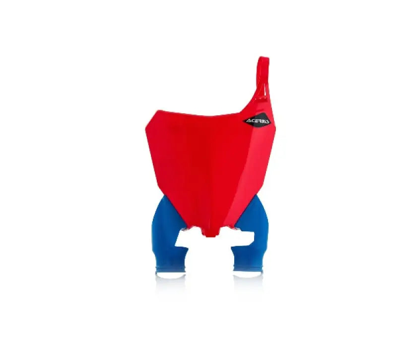 Raptor Front Number Plate Red/Blue