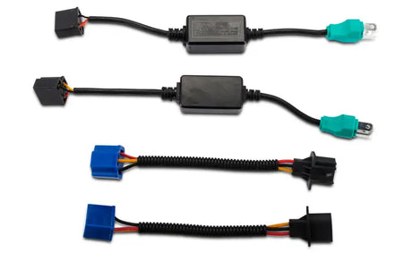 Raxiom 97-18 Jeep Wrangler TJ/JK Axial Halo Headlights w/ DRL Amber Signals- Blk Hsng (Clear Lens) - Truck & Automotive