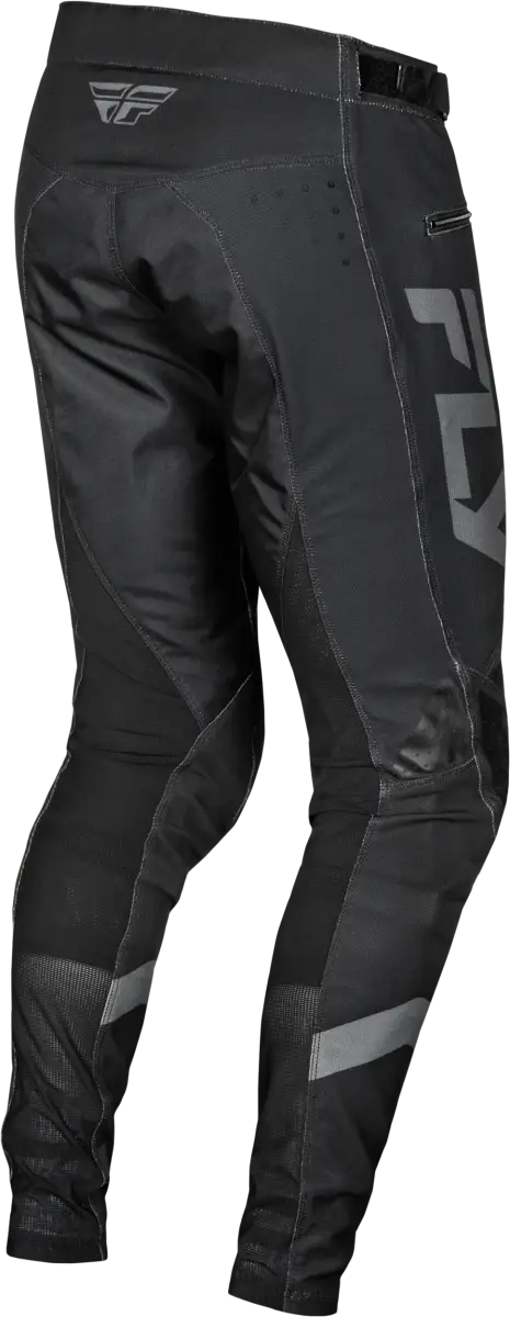 Black and gray Rayce Bicycle Pants with durable stretch technology and reinforced knees