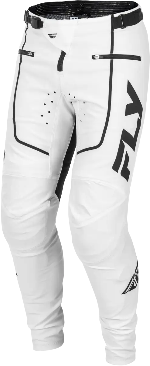 Rayce Bicycle Pants White/Black Sz 38 - FLY RACING