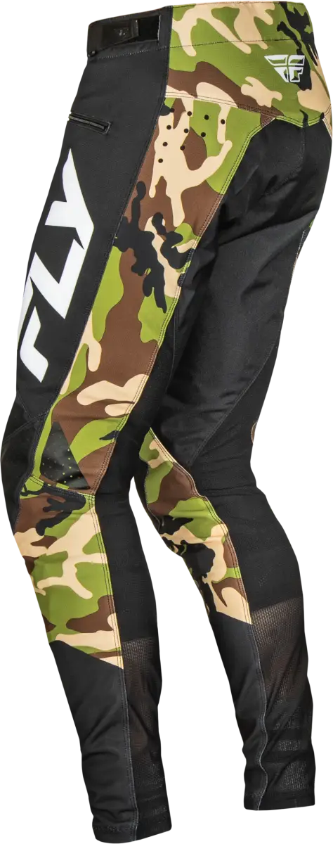 Rayce Bicycle Pant Ca/Ny Black/Camo Sz 34 - FLY RACING