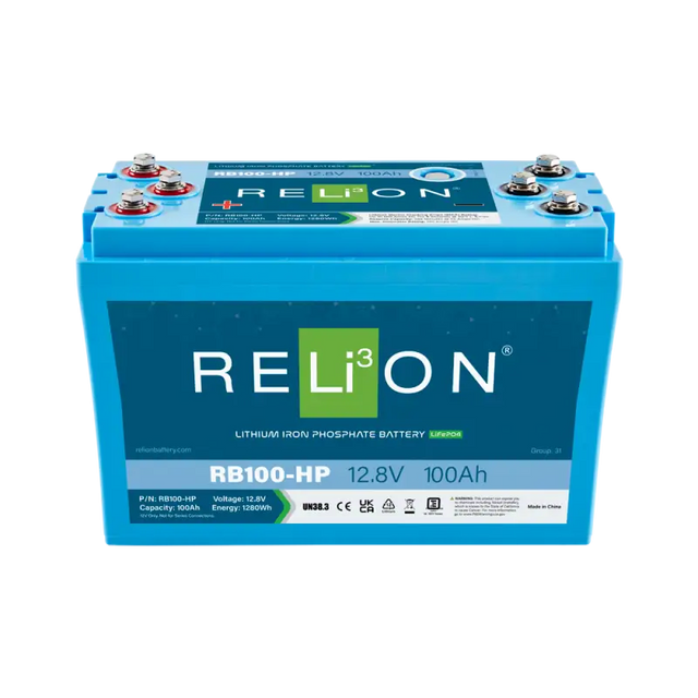 RB100-HP Relion 12.8V 100Ah Hp Lifepo4 - Battery