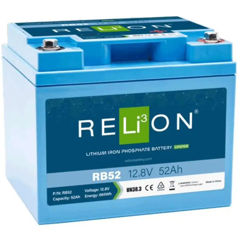 RB52 Relion 12.8V 52Ah 4Sc Lifepo4 - Battery