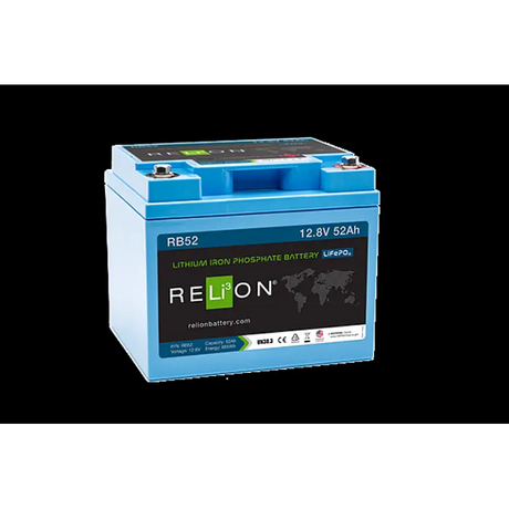 RB52 Relion 12.8V 52Ah 4Sc Lifepo4 - Battery