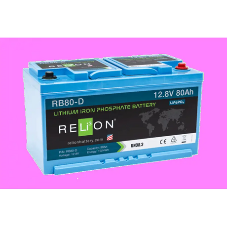 RB80 Relion 12.8V 80Ah 4Sc Lifepo4 - Battery