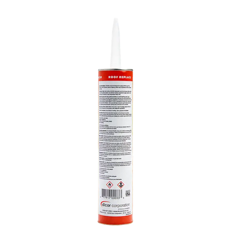 Caulk tube with nozzle for Dicor 501LSW self-leveling lap sealant in RVs