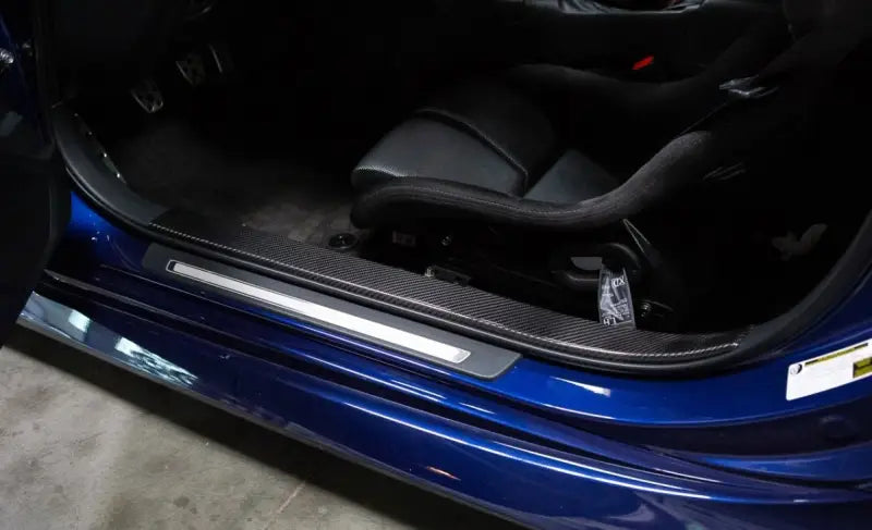 Revel GT Dry Carbon 2022 Toyota GR86 / Subaru BRZ Scuff Plate Cover - 2 Pieces - 1TR4GT0CS03 - Exterior Styling