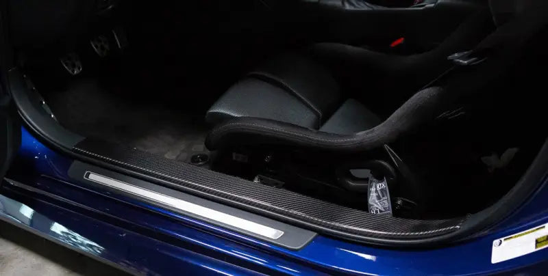 Revel GT Dry Carbon 2022 Toyota GR86 / Subaru BRZ Scuff Plate Cover - 2 Pieces - 1TR4GT0CS03 - Exterior Styling