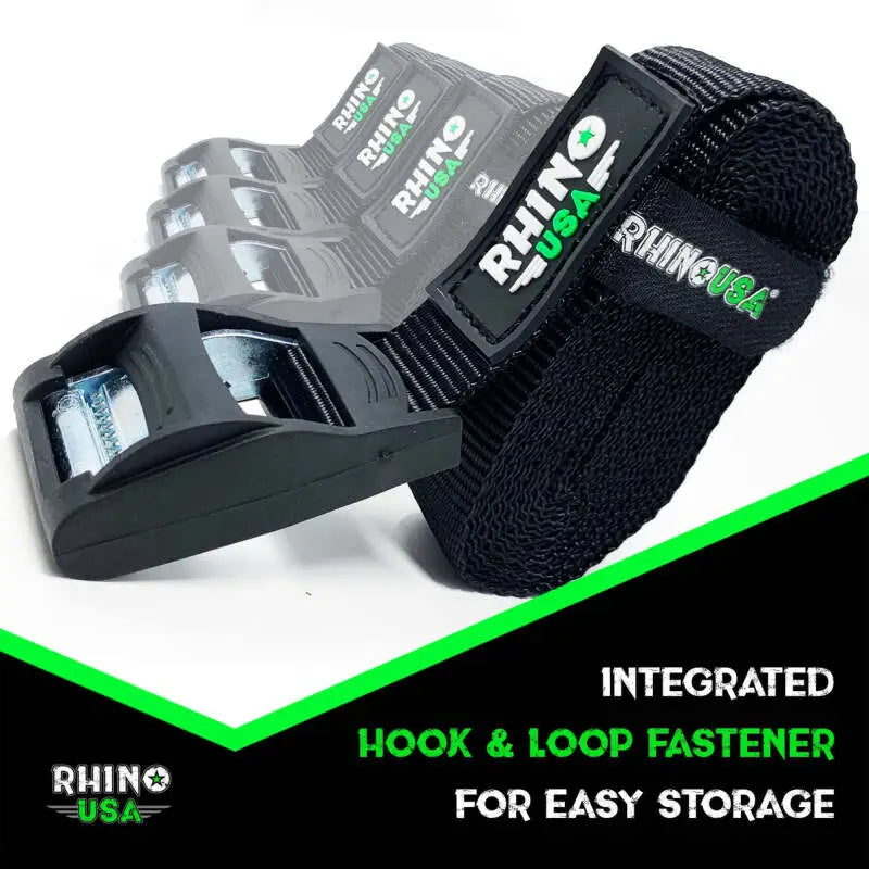 Rhino USA Lashing Straps 1In X 12Ft - Set Of 4 - Rhino USA