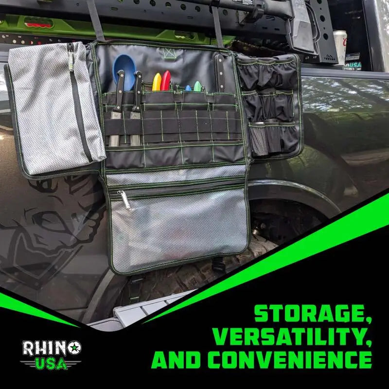 Rhino USA Camp Kitchen Organizer Bag (Black) - Rhino USA