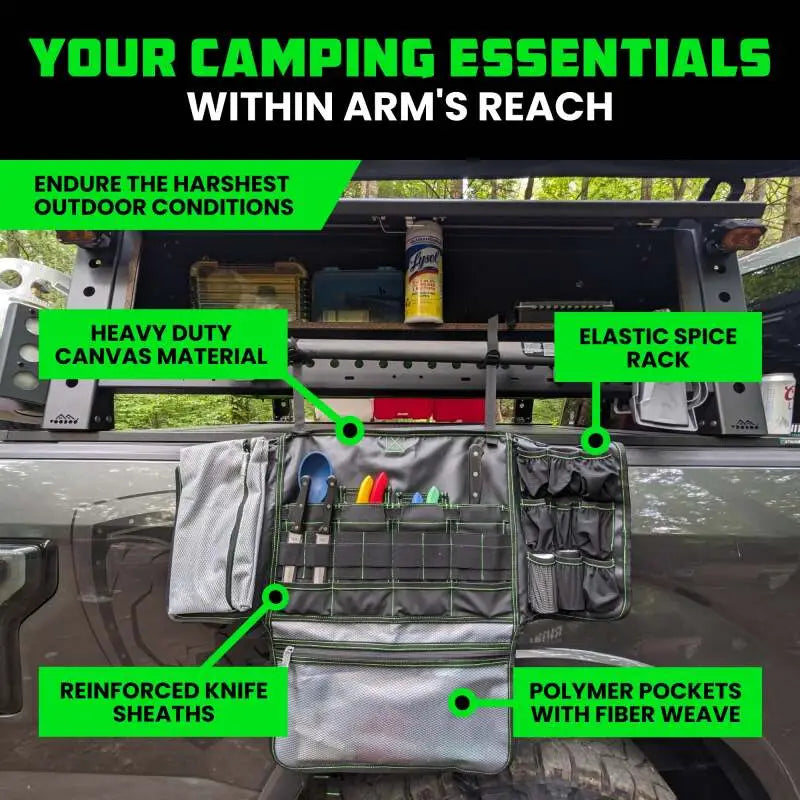 Rhino USA Camp Kitchen Organizer Bag (Black) - Rhino USA