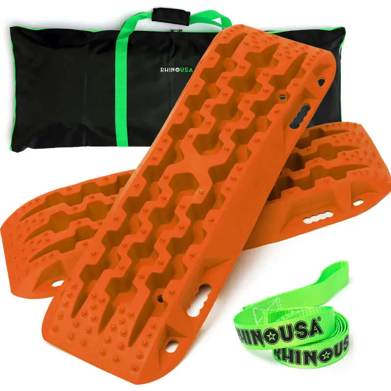 Rhino USA Recovery Traction Boards - Orange (Pair) - Rhino USA