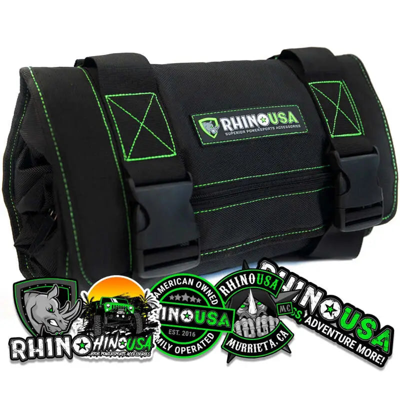 Rhino USA Heavy Duty Off-Road Tool Bag/Roll Black - Rhino USA