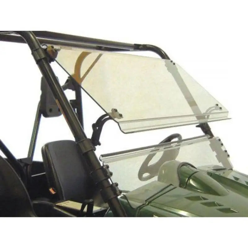 Tinted two-piece folding tilting windshield for UTV or golf cart, RHNWS1003 Spike D-2
