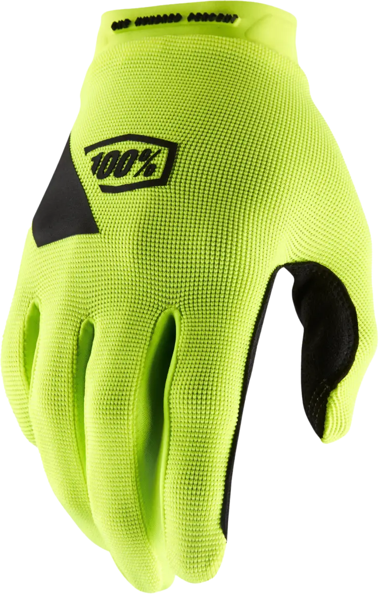 100% Ridecamp Gloves Fluo Yellow Md