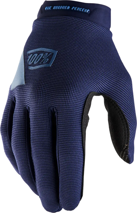 100% Ridecamp Women's Gloves Navy/Slate Sm