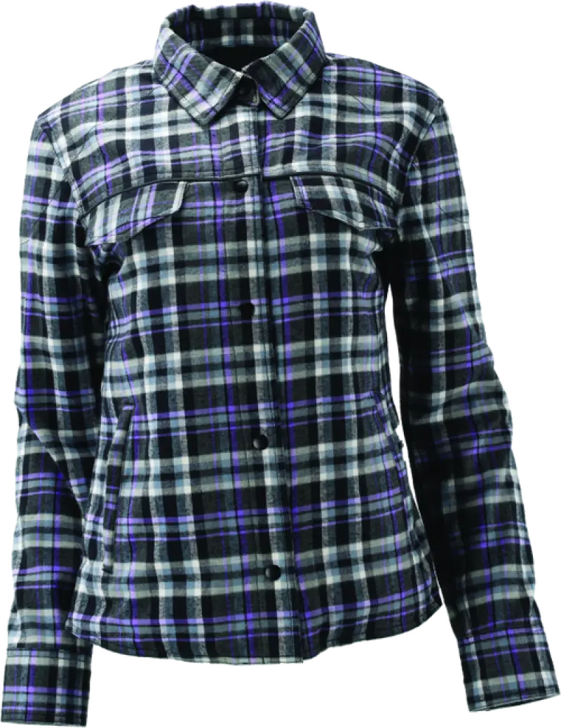 River Road Cameo Flannel Moto Shirt Womens - 2XL - 094531 - Apparel