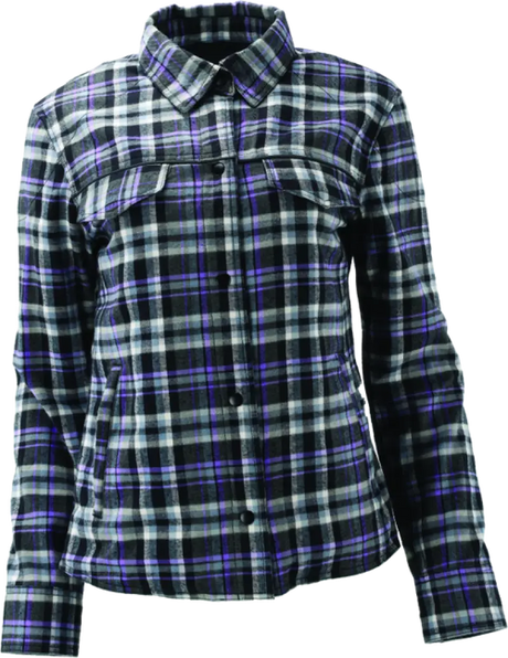River Road Cameo Flannel Moto Shirt Womens - 2XL - 094531 - Apparel