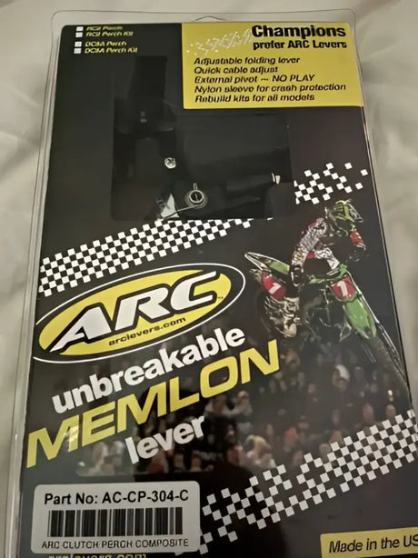 ARC Memlon lever kit on River Road Old Skool Leather Vest Black 3XL