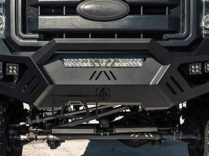 Road Armor 11-16 Ford F-250 SPARTAN Front Bumper Bolt-On Pre-Runner Guard - Tex Blk - Truck & Automotive