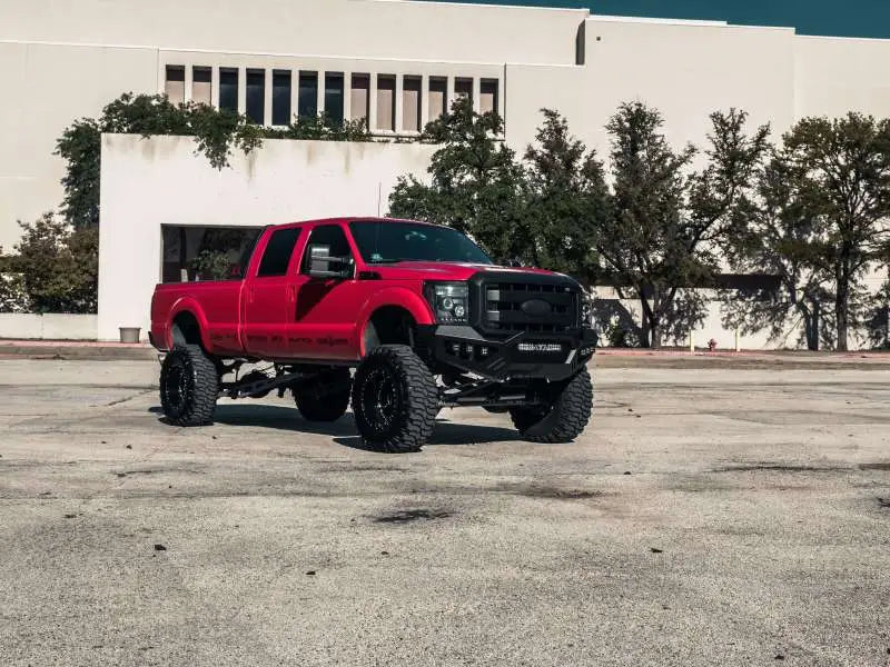 Road Armor 11-16 Ford F-250 SPARTAN Front Bumper Bolt-On Pre-Runner Guard - Tex Blk - Truck & Automotive