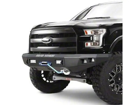 Road Armor 19-21 GMC 1500 Stealth Front Winch Bumper - Tex Blk - 2191F0B - Bumpers Grilles & Guards