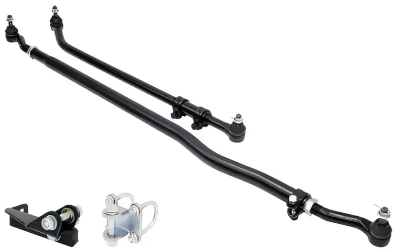 Automotive steering linkage components for RockJock JL/JT Currectlync steering system with tie rod and drag link