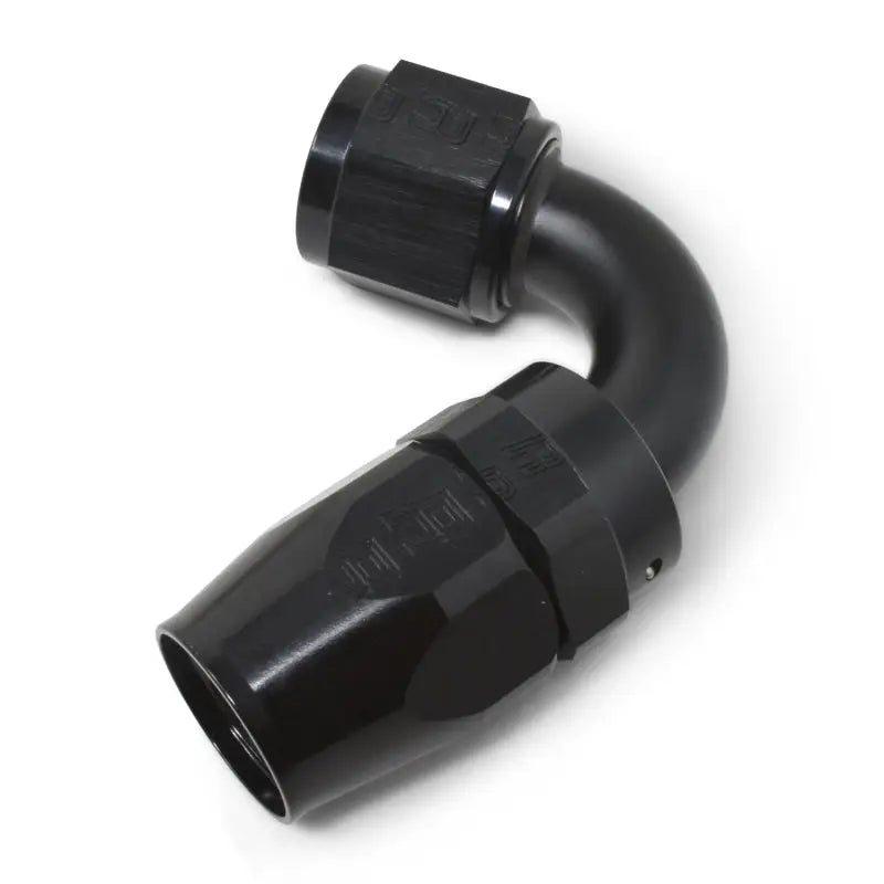 Russell Performance -6 AN Black 120 Degree Full Flow Swivel Hose End - 613405