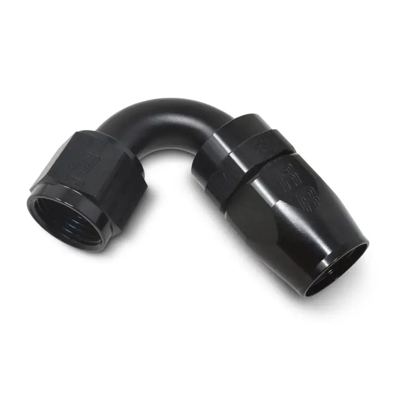 Russell Performance -6 AN Black 120 Degree Full Flow Swivel Hose End - 613405