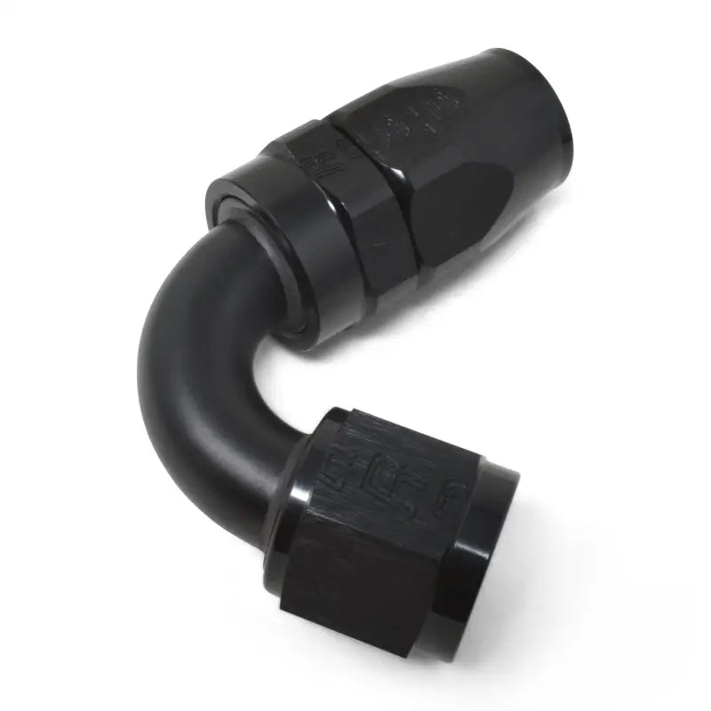 Russell Performance -6 AN Black 120 Degree Full Flow Swivel Hose End - 613405