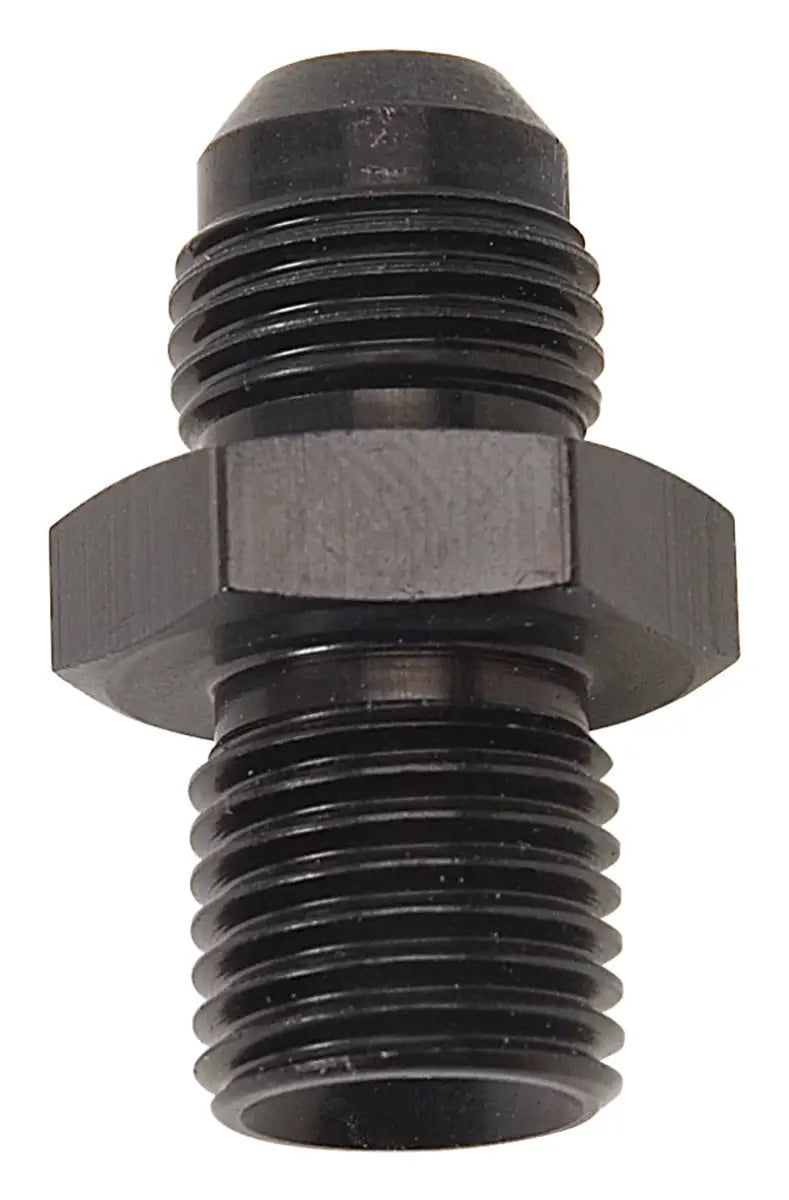 Russell Performance -6 AN Flare to 14mm x 1.5 Metric Thread Adapter (Black ) - 670523