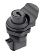 S-0232C Whitecap Black Glove Box Latch (Locking), durable and sleek locking mechanism for boats and RVs, easy installation and reliable performance.