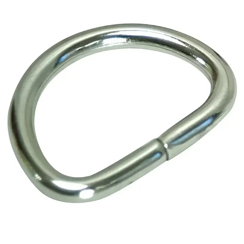 S-0243C Whitecap S.S. 'D' Ring for 1' Webbing - Durable Stainless Steel for Marine Use