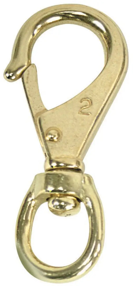 Bronze swivel snap hook, model S-1106C Whitecap, crafted from high-quality bronze with a sleek finish. Designed for versatile marine applications, 4-9/16' in size.