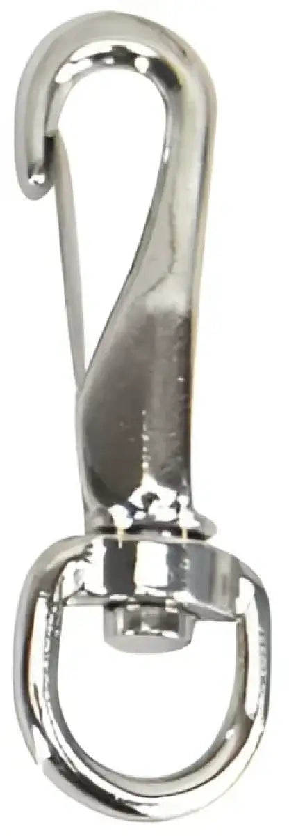 S-1131C Whitecap C.P. Brass Baby Swivel Snap-1-7/8', chrome-plated brass swivel hook.