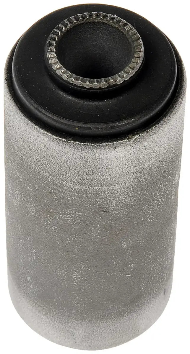 Cylindrical metal and rubber bushing for SB900089 Dorman Shackle Bushing upgrade