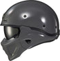 Covert X Open Face Helmet Cement Grey Lg