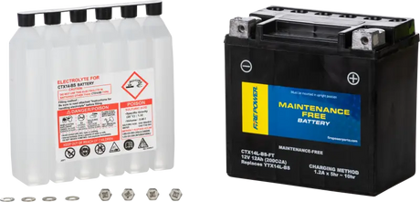 Battery Ctx14l Bs Ft Maintenance Free - FIRE POWER