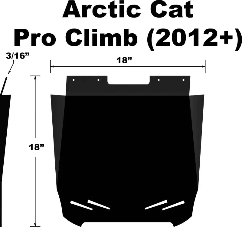 SF-012PCPB Snowflap Arctic Cat Proclimb/M/Hcr 2012+