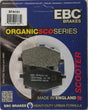 SFA101 Brake Pads Sfa101 Organic