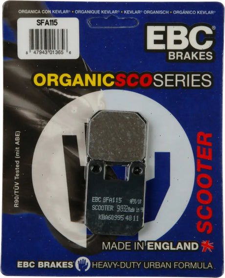 SFA115 Brake Pads Sfa115 Organic