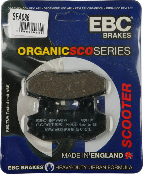 SFA86 Brake Pads Sfa86 Organic