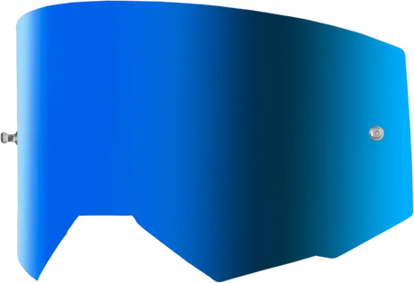 Single Lens W/ Post Adult W/ Sky Blue Mir/Sky Blue Lens - FLY RACING