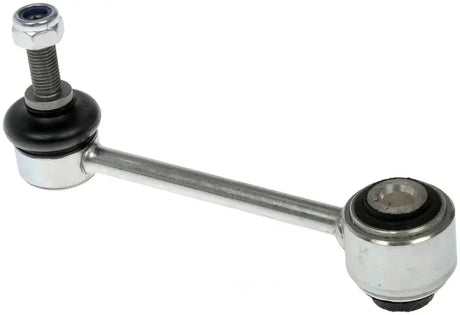 Silver sway bar link with threaded bolt from SL33075PR Dorman Bar Link Kit